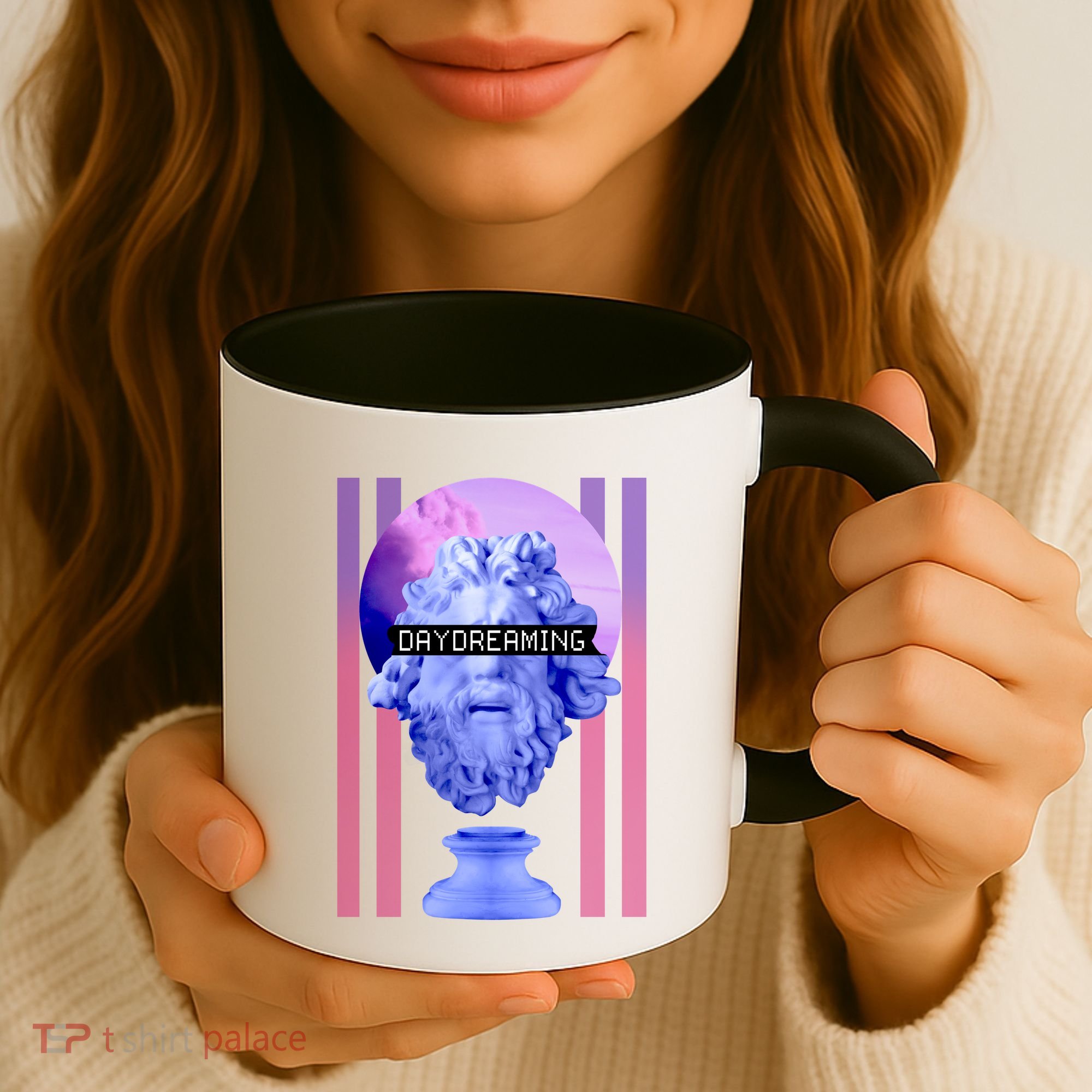 Day Dreaming Statue Coffee Mug