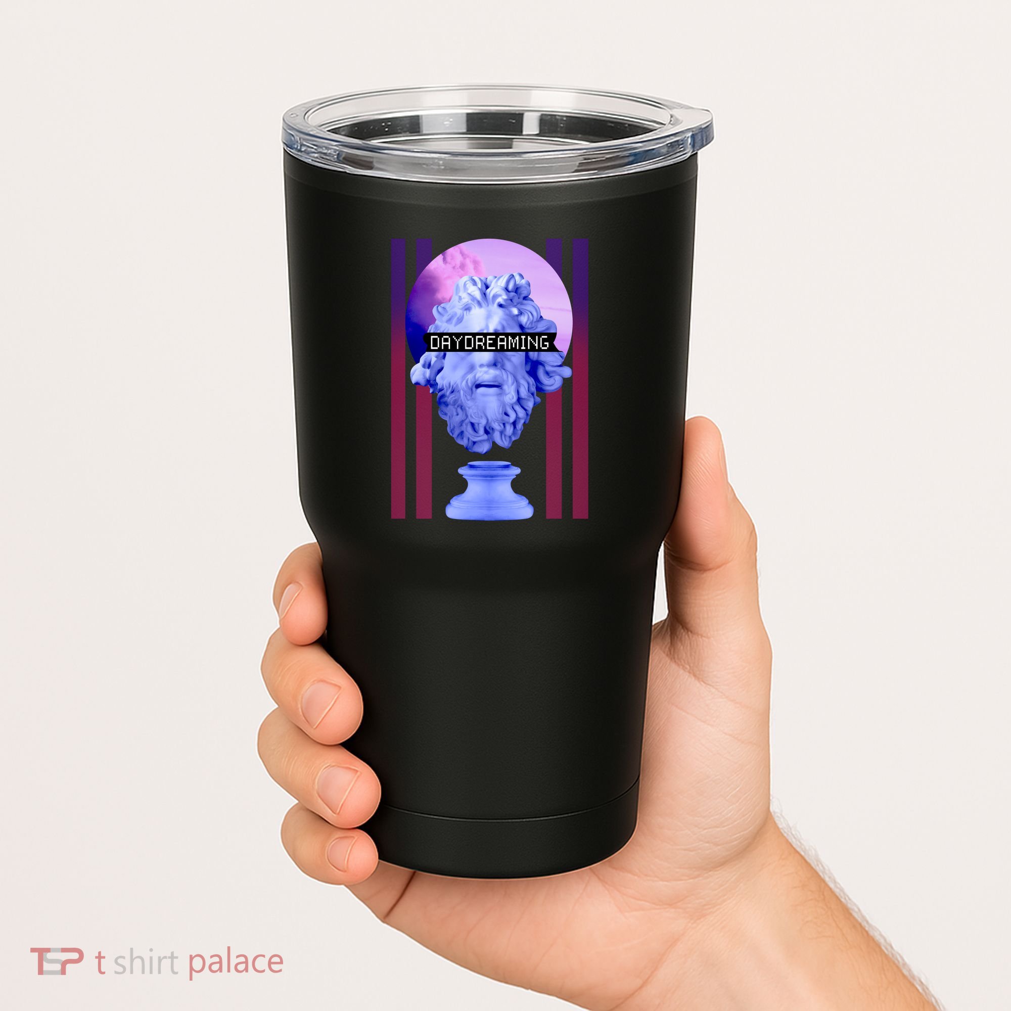 Day Dreaming Statue Tumbler