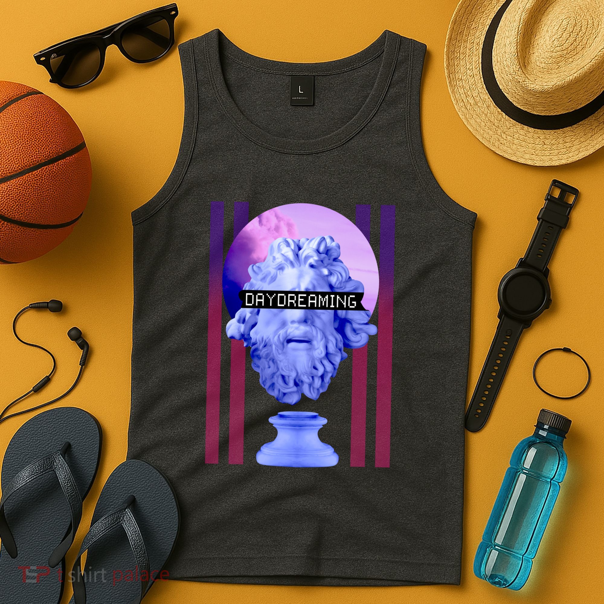 Day Dreaming Statue Tank Top
