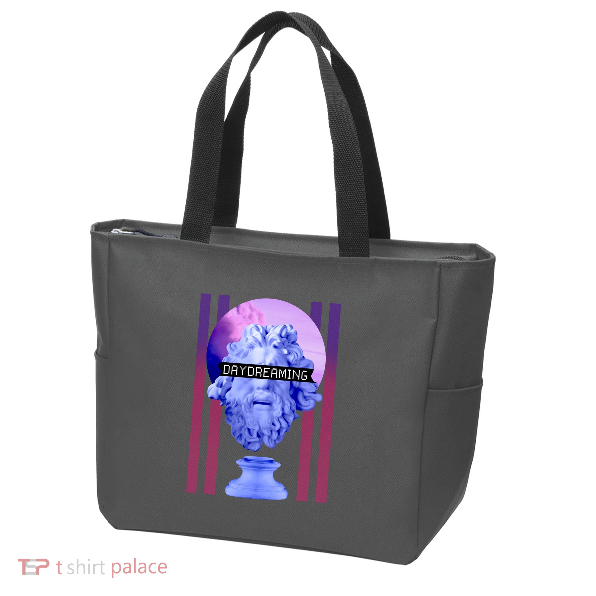 Day Dreaming Statue Tote Bag