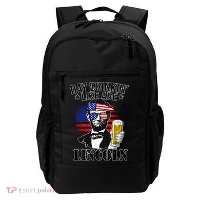 Day Drinkin' Like Abe Lincoln Backpack