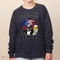 Day Drinkin' Like Abe Lincoln Women's Sweatshirt thumb 0