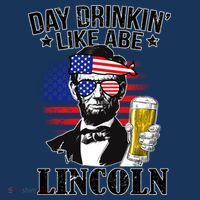 Day Drinkin' Like Abe Lincoln Long Sleeve Shirt thumb 2