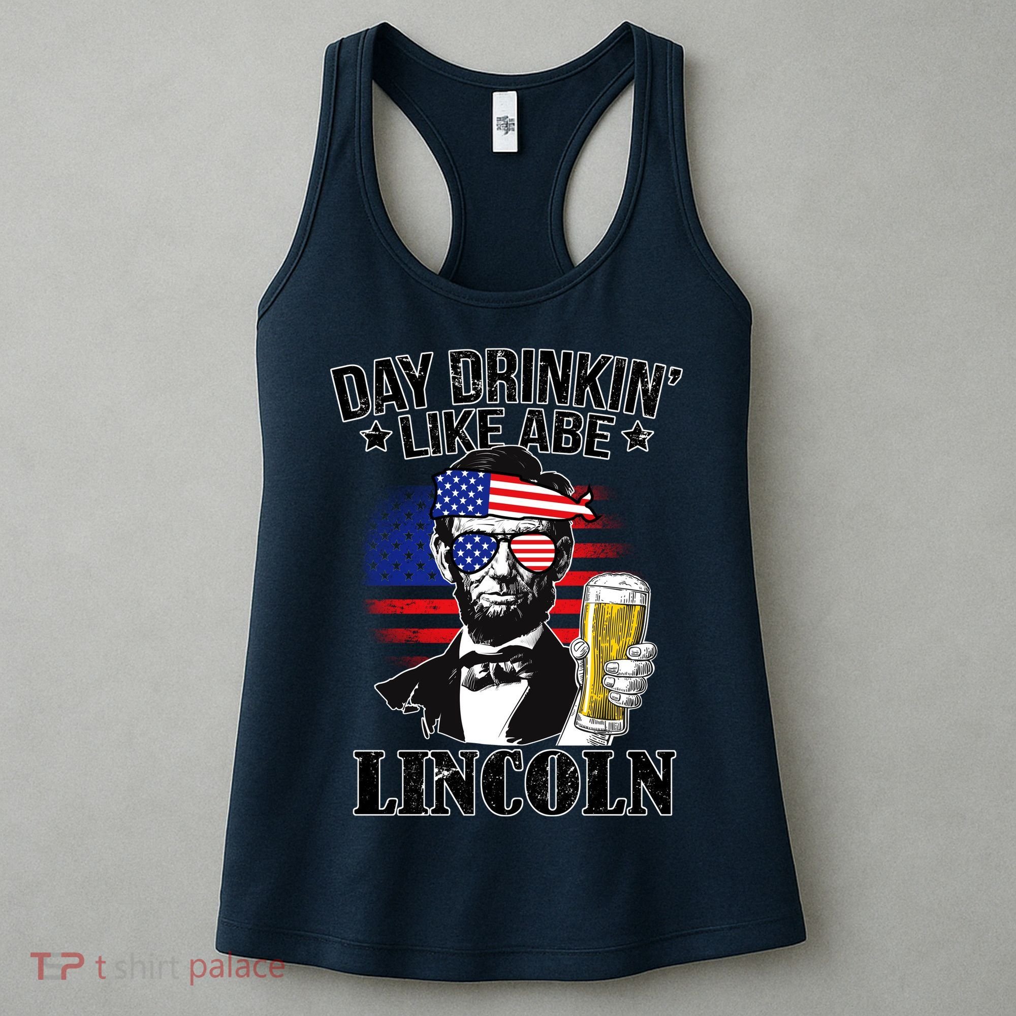 Day Drinkin' Like Abe Lincoln Women's Tank Top