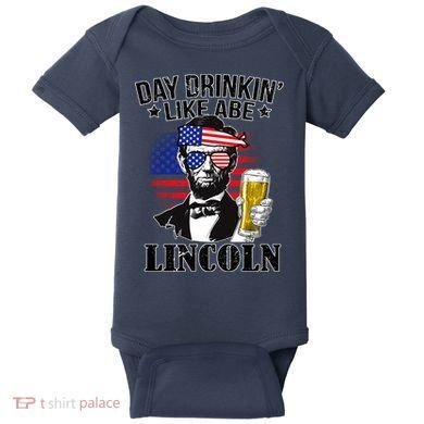 Day Drinkin' Like Abe Lincoln Baby Bodysuit