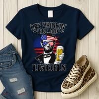 Day Drinkin' Like Abe Lincoln Women's T-Shirt thumb 3