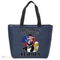 Day Drinkin' Like Abe Lincoln Tote Bag thumb 0