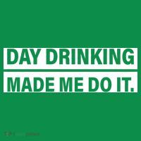 Day Drinking Made Me Do It Funny Drunk Kids Long Sleeve Shirt thumb 2
