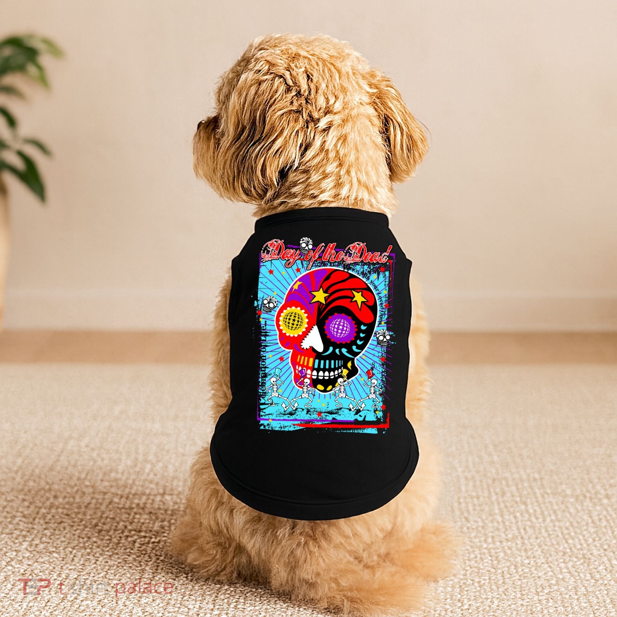Day of the Dead Doggie Tank
