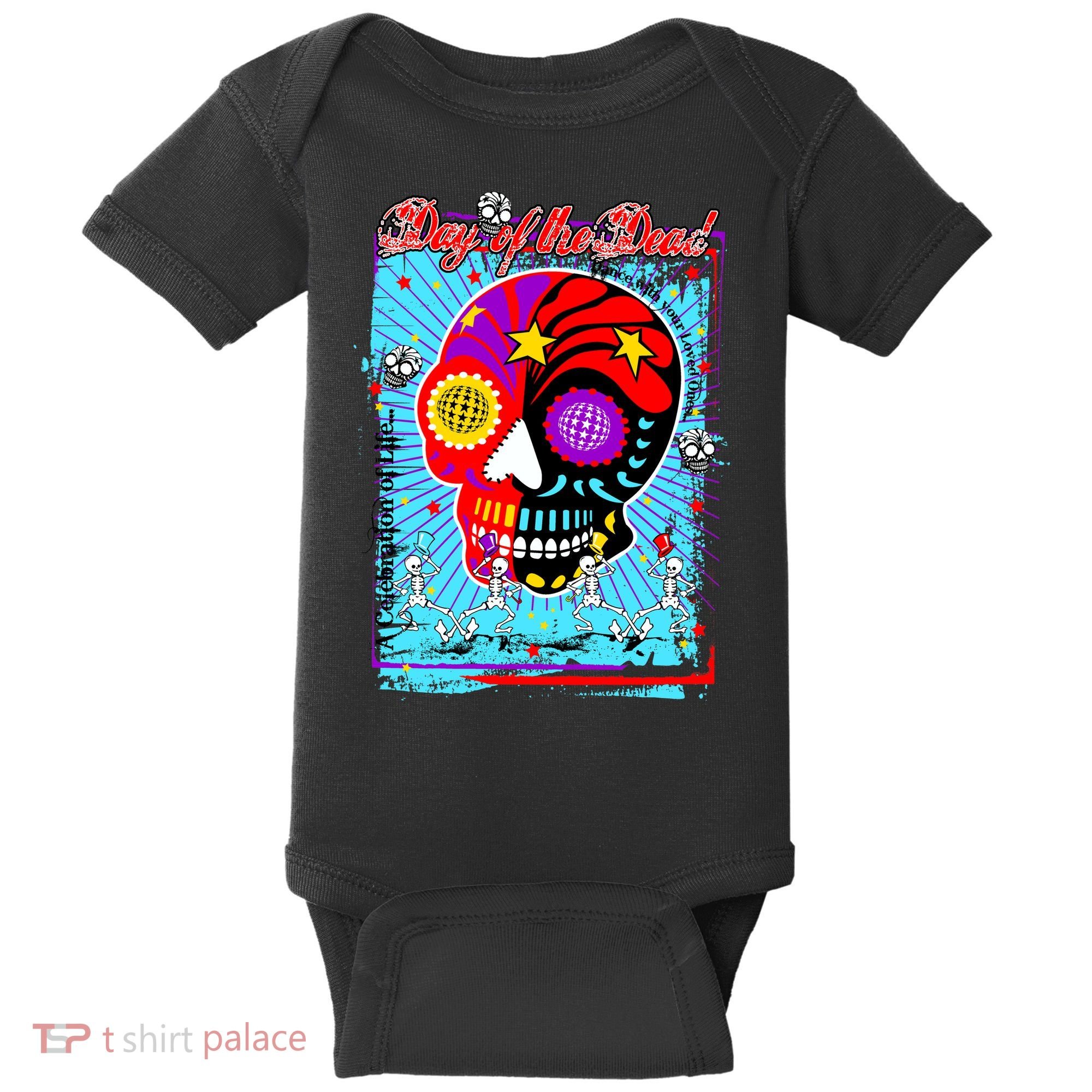 Day of the Dead Baby Bodysuit