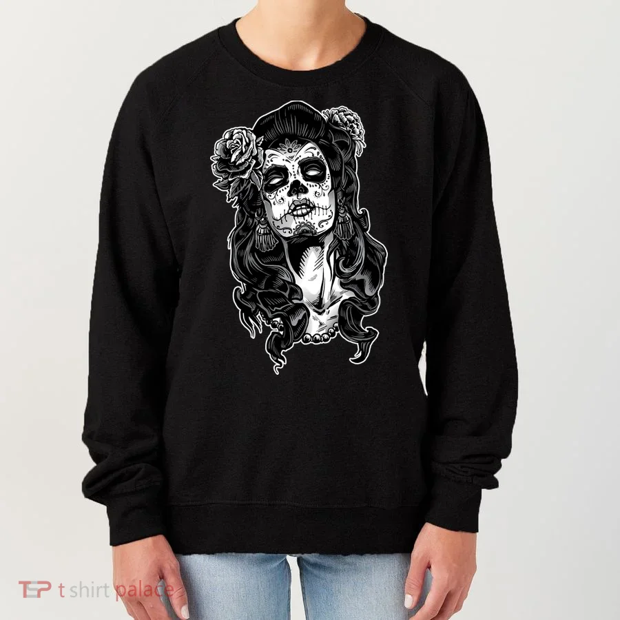 Day Of The Dead Beauty Skeleton Women's Sweatshirt