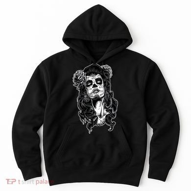 Day Of The Dead Beauty Skeleton Hoodie
