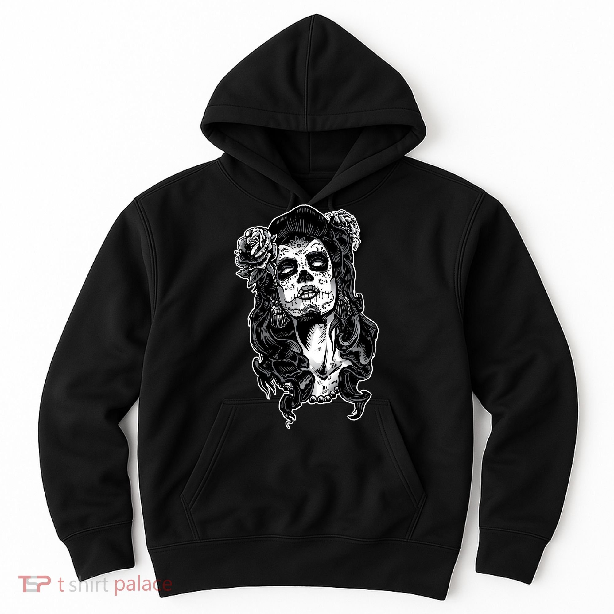Day Of The Dead Beauty Skeleton Hoodie