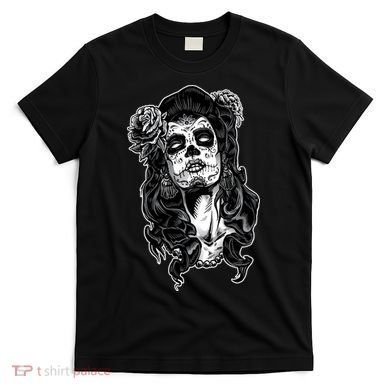 Day Of The Dead Beauty Skeleton T-Shirt
