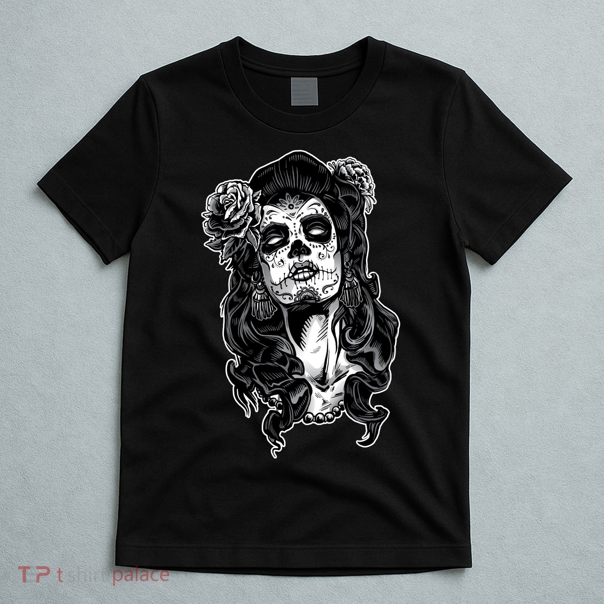 Day Of The Dead Beauty Skeleton T-Shirt