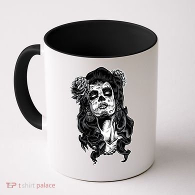Day Of The Dead Beauty Skeleton Coffee Mug