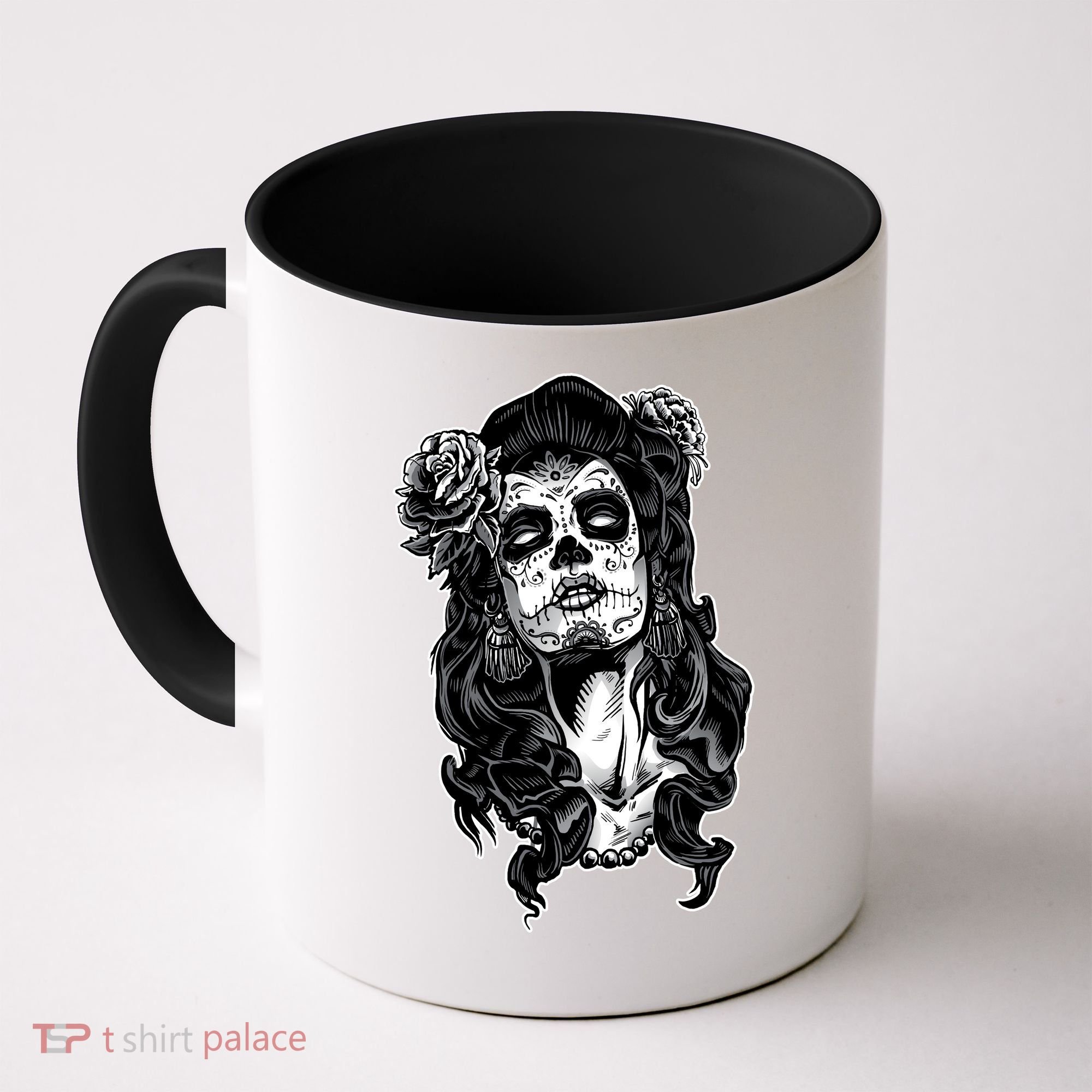 Day Of The Dead Beauty Skeleton Coffee Mug