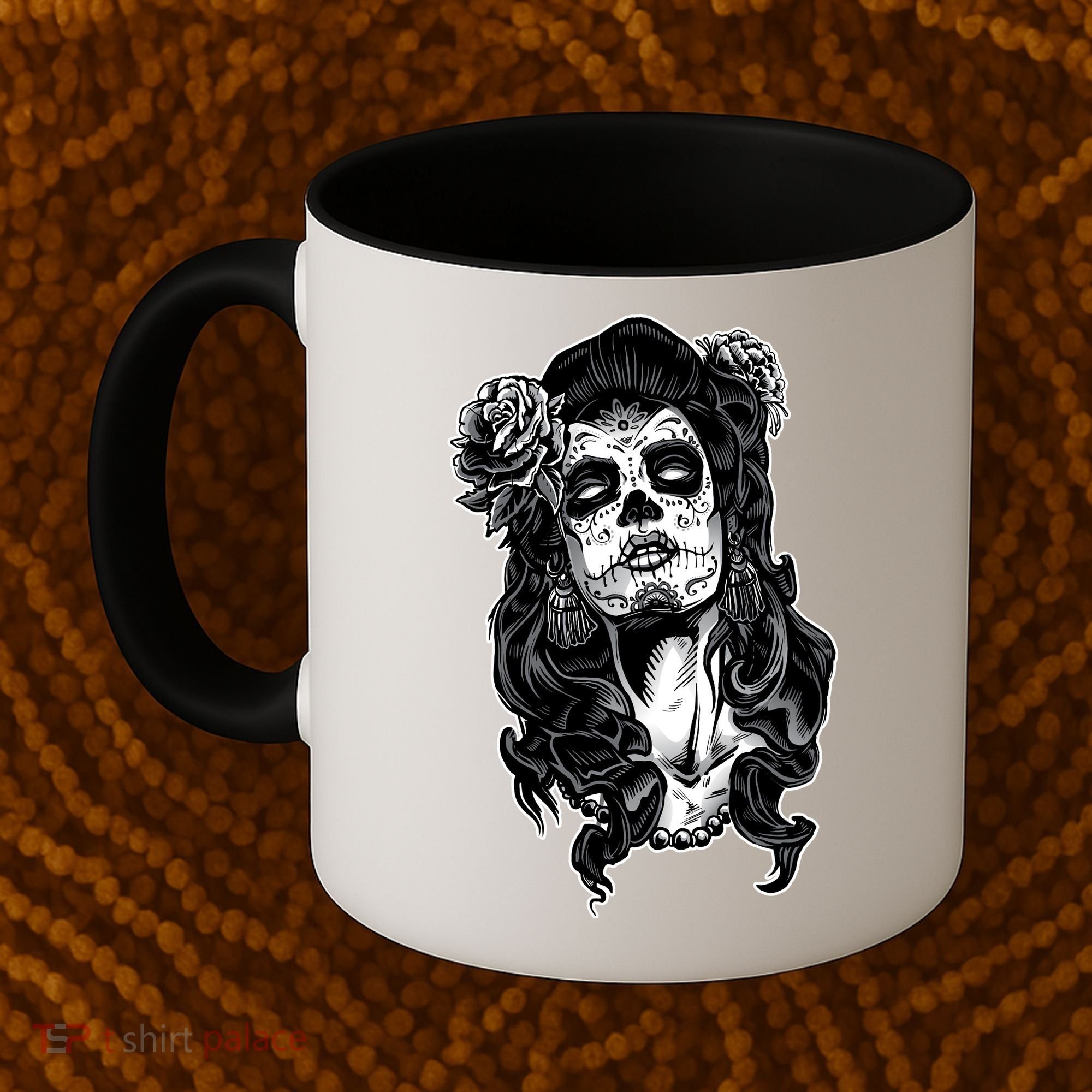 Day Of The Dead Beauty Skeleton Coffee Mug