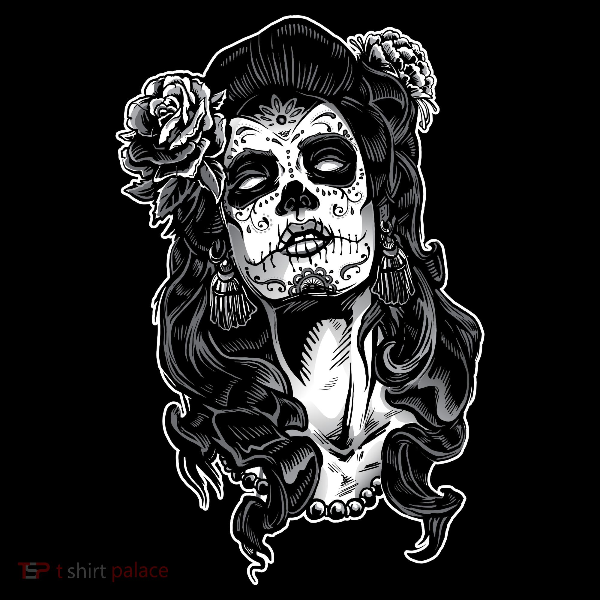 Day Of The Dead Beauty Skeleton Coaster