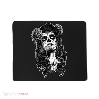 Day Of The Dead Beauty Skeleton Mousepad