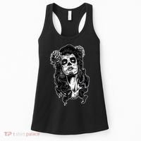 Day Of The Dead Beauty Skeleton Women's Tank Top thumb 0