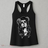 Day Of The Dead Beauty Skeleton Women's Tank Top thumb 3
