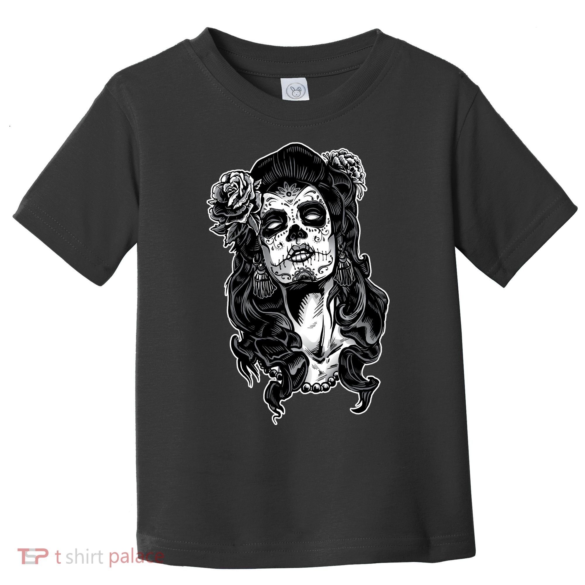 Day Of The Dead Beauty Skeleton Toddler T-Shirt