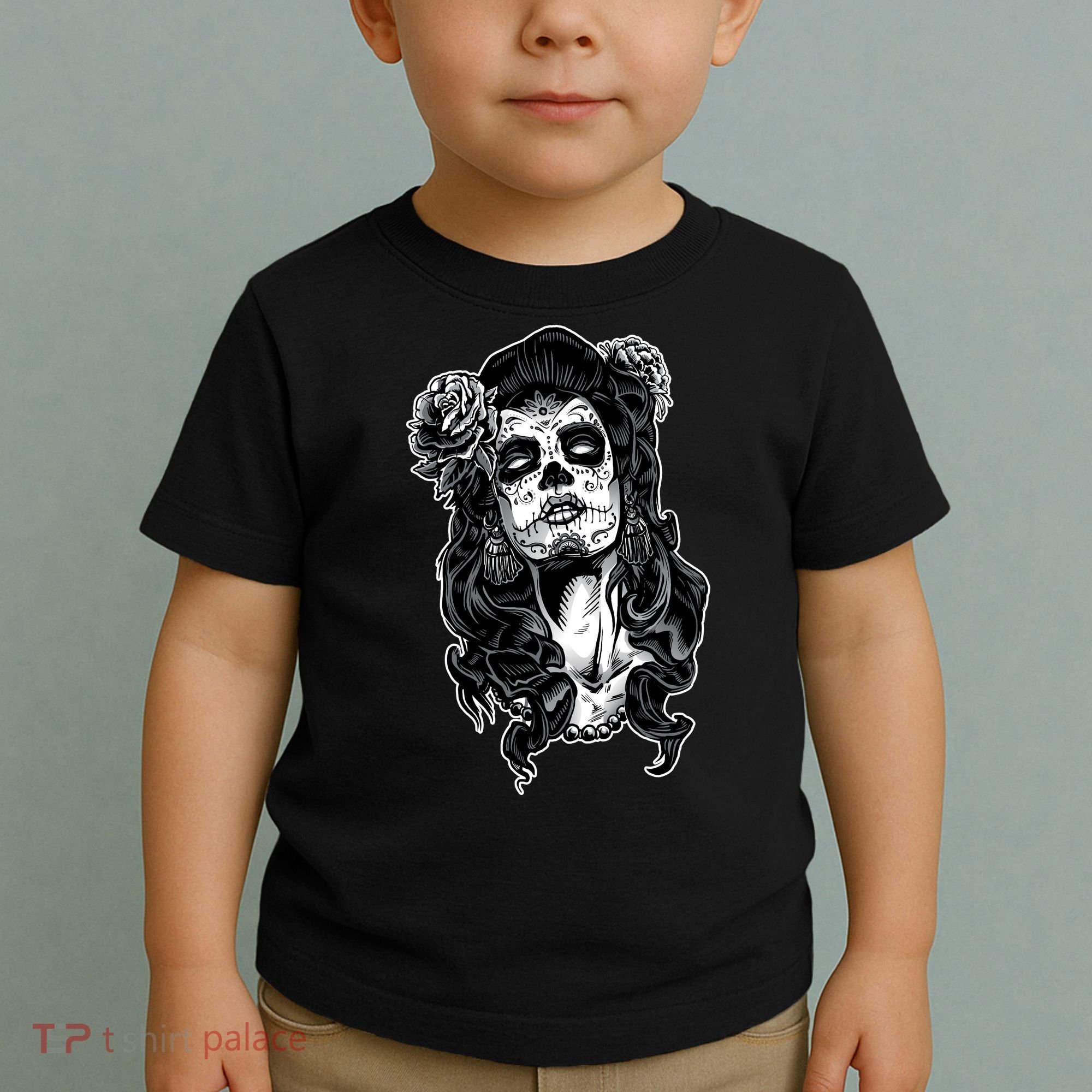 Day Of The Dead Beauty Skeleton Toddler T-Shirt