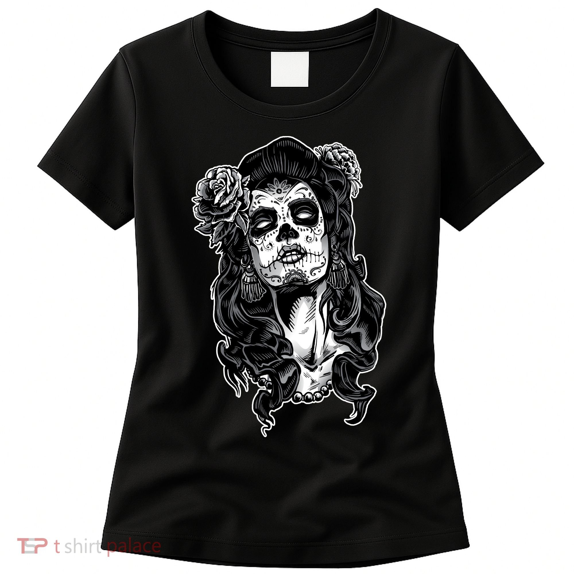 Day Of The Dead Beauty Skeleton Women's T-Shirt