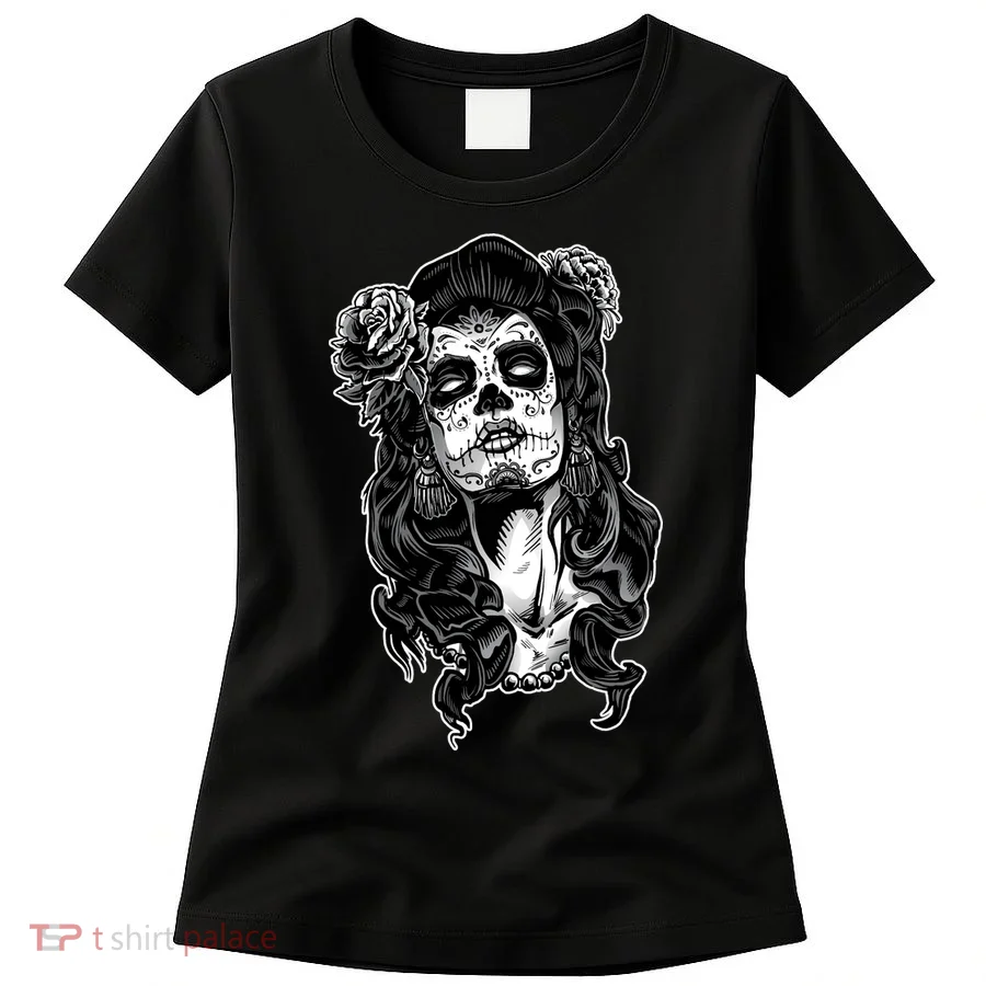 Day Of The Dead Beauty Skeleton Women's T-Shirt