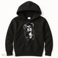 Day Of The Dead Beauty Skeleton Kids Hoodie thumb 0