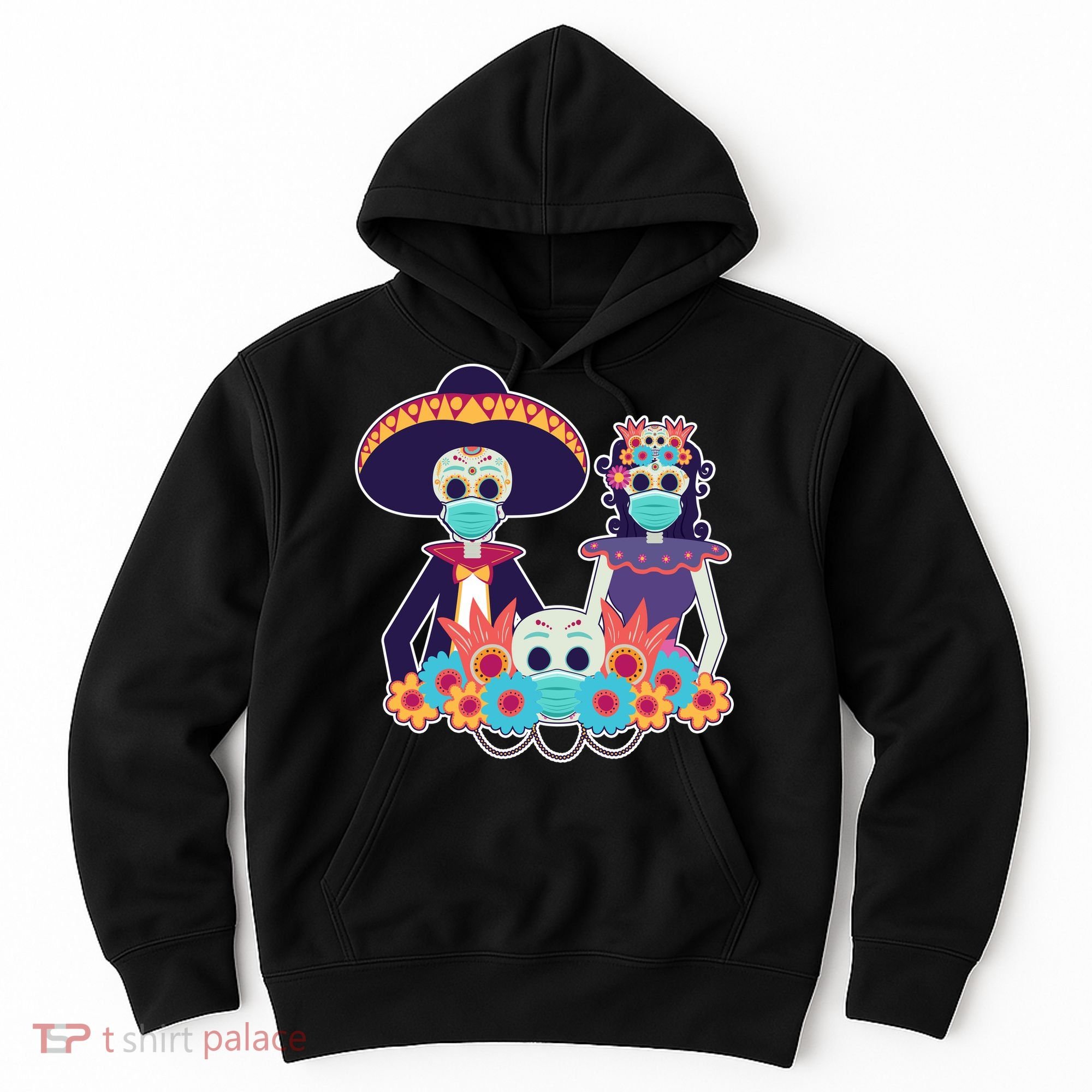 Day Of The Dead Dia De Los Muertos Quarantine Hoodie