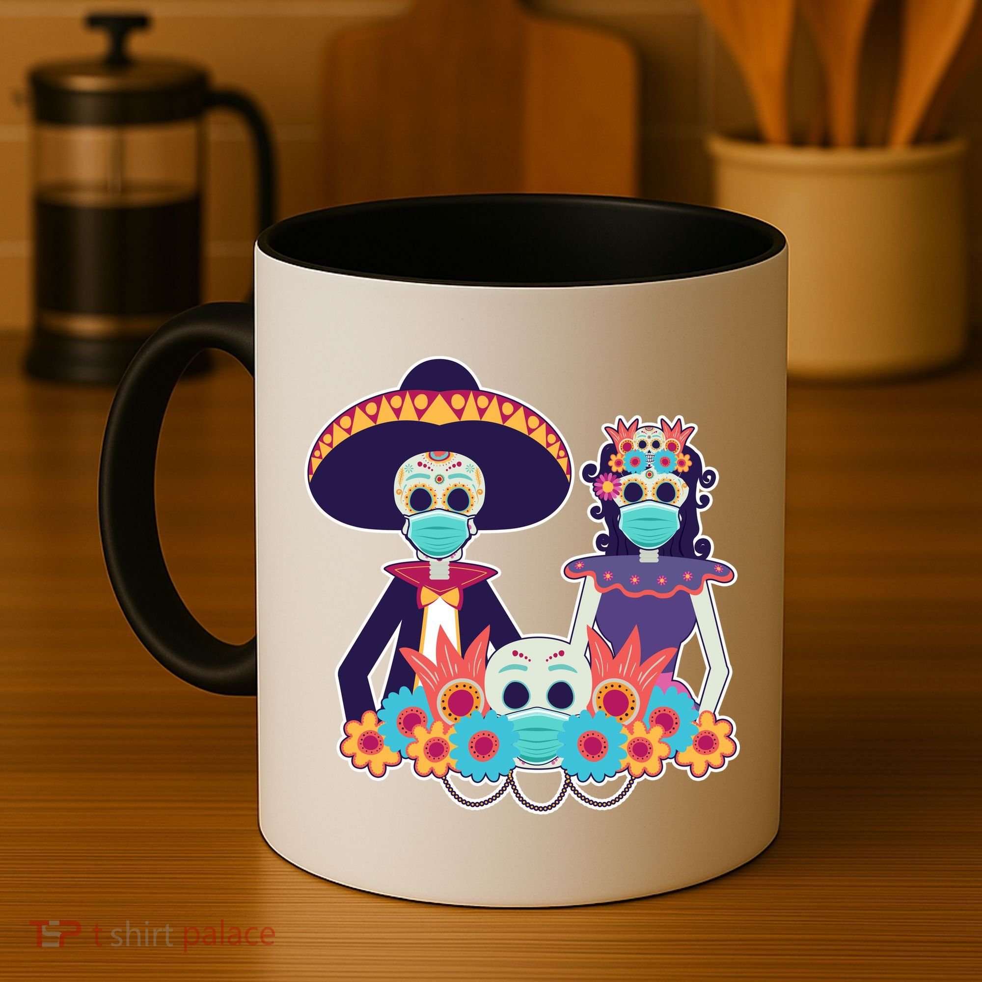 Day Of The Dead Dia De Los Muertos Quarantine Coffee Mug