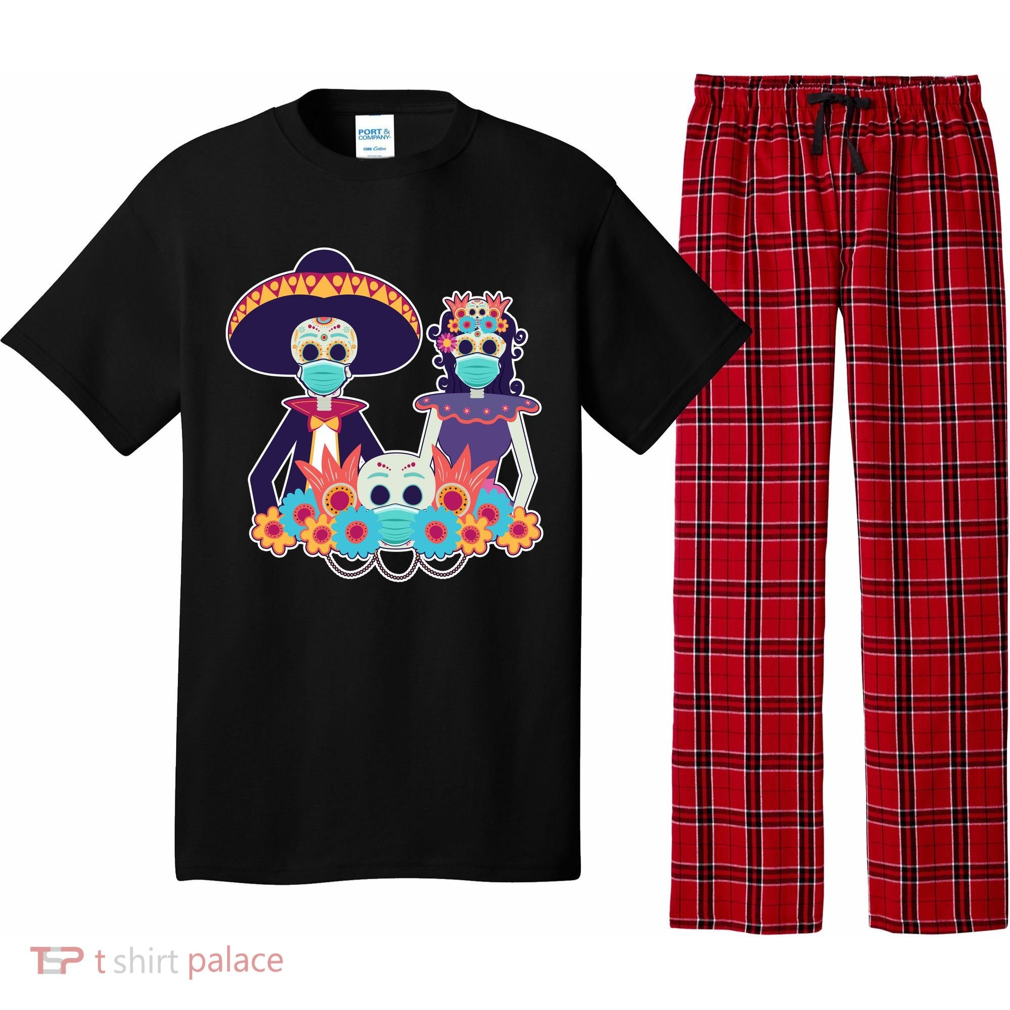 Day Of The Dead Dia De Los Muertos Quarantine Pajama Set