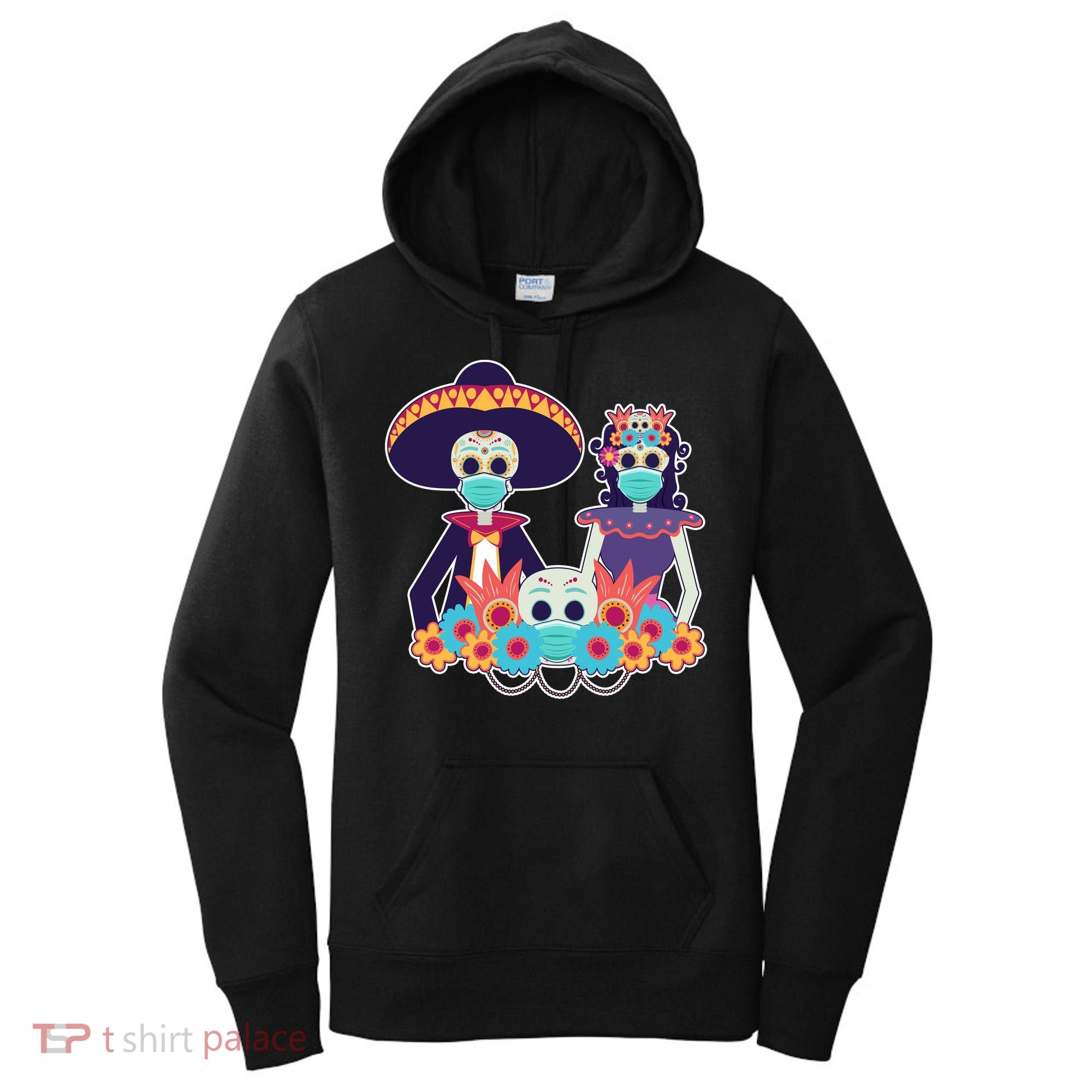 Day Of The Dead Dia De Los Muertos Quarantine Women's Hoodie