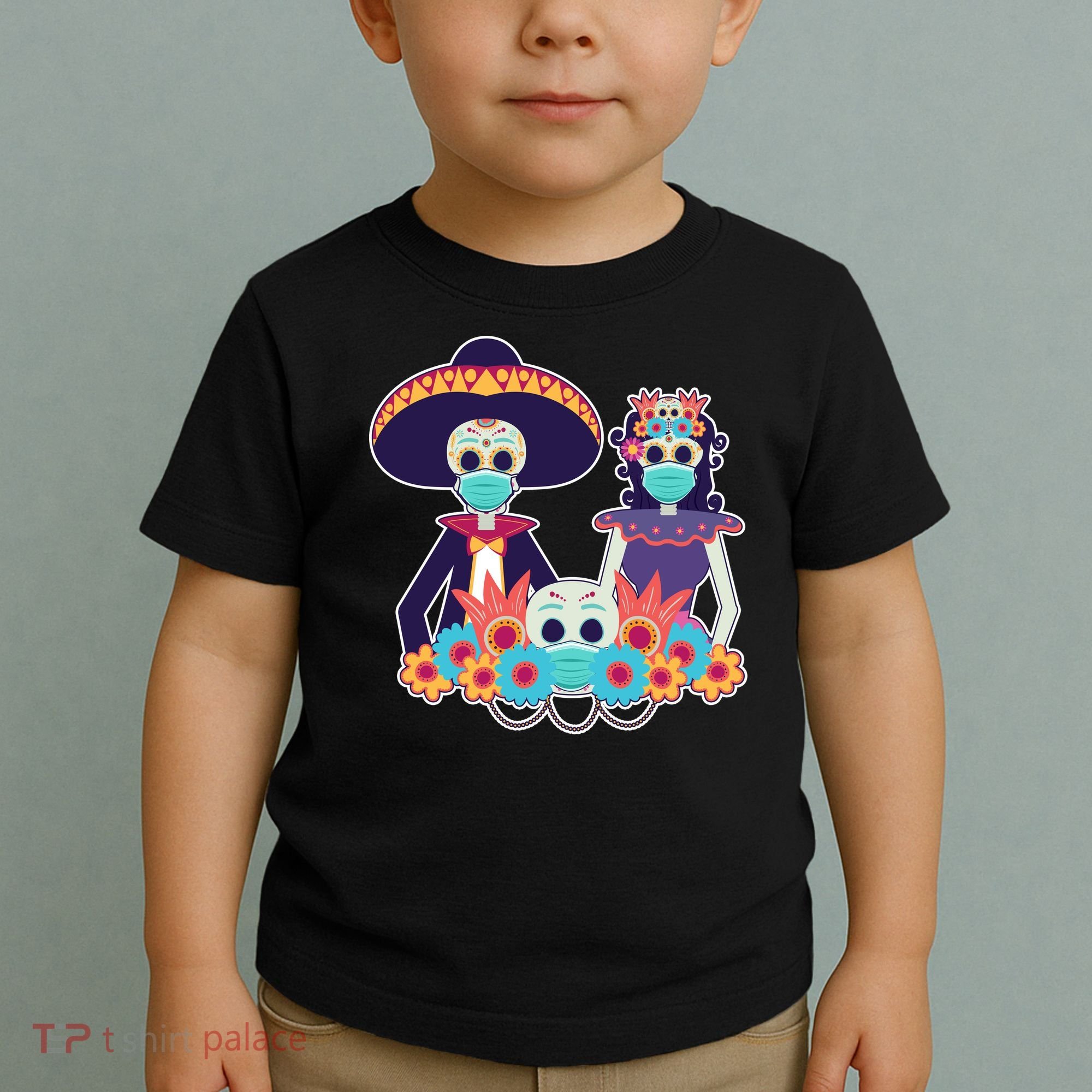 Day Of The Dead Dia De Los Muertos Quarantine Toddler T-Shirt