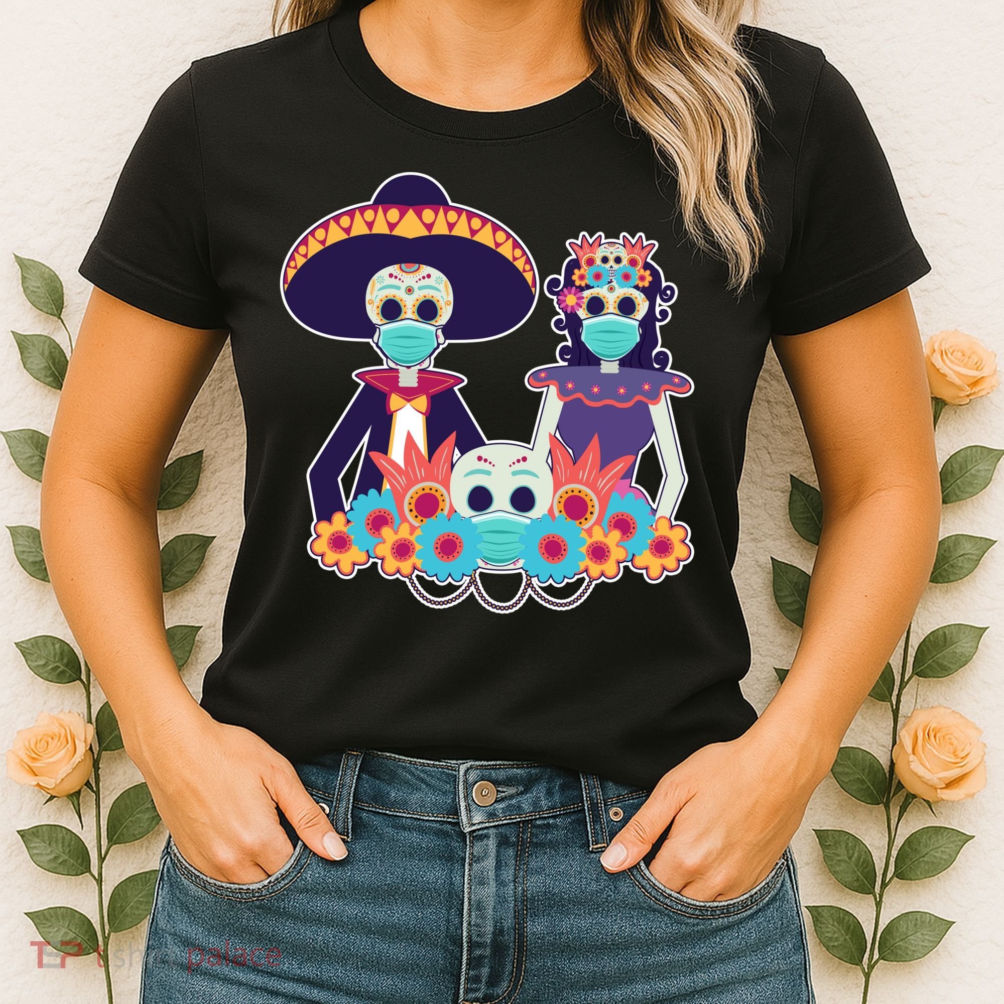 Day Of The Dead Dia De Los Muertos Quarantine Women's T-Shirt