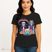 Day Of The Dead Dia De Los Muertos Quarantine Women's T-Shirt thumb 4