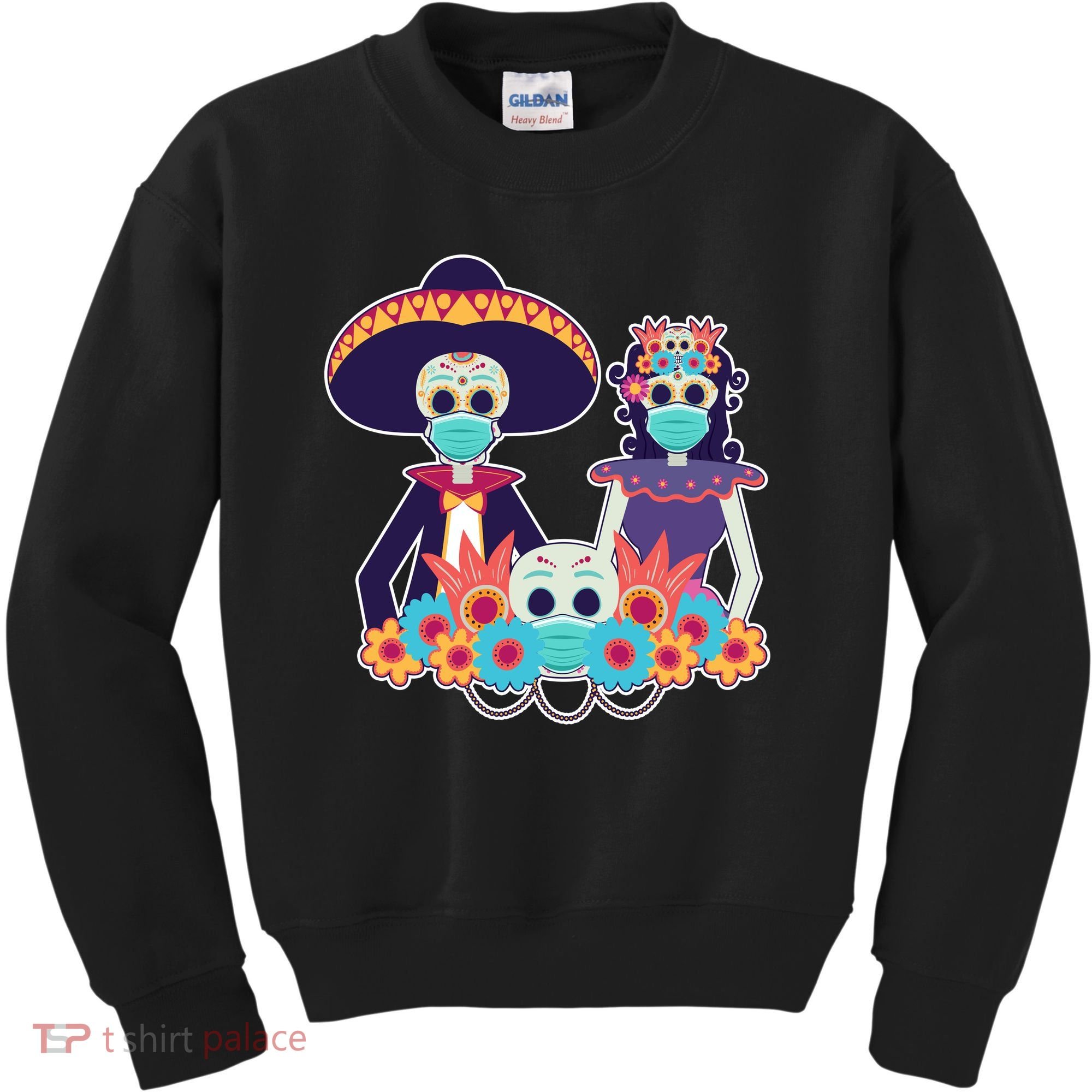 Day Of The Dead Dia De Los Muertos Quarantine Kids Sweatshirt