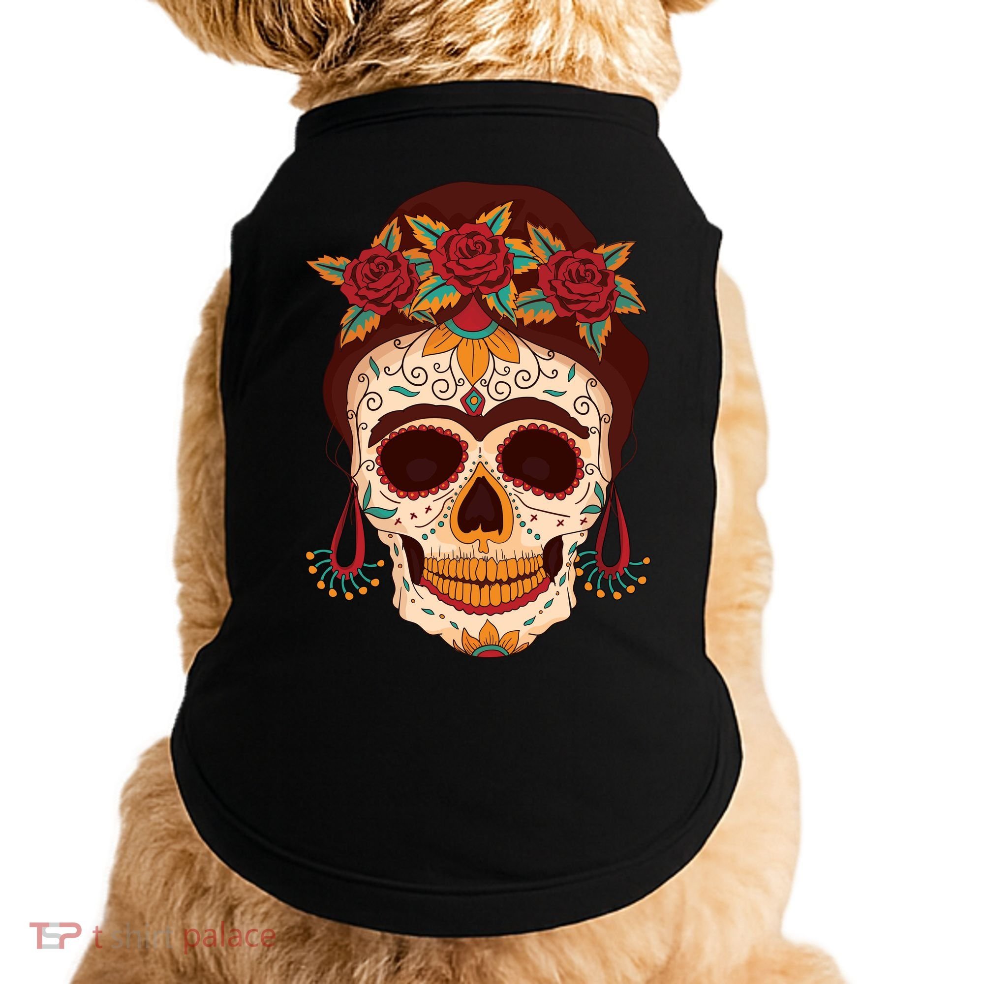 Day Of The Dead Female Doggie Tank