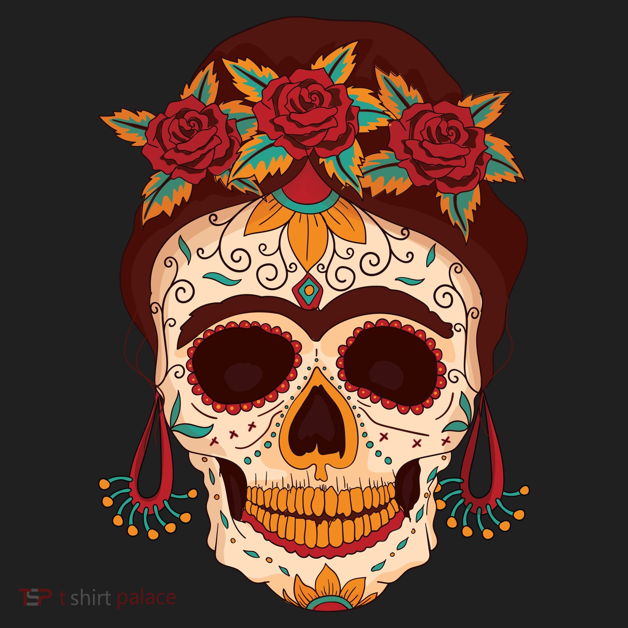 Day Of The Dead Female Tumbler