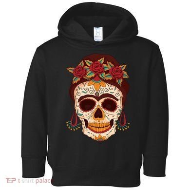 Day Of The Dead Female Toddler Hoodie