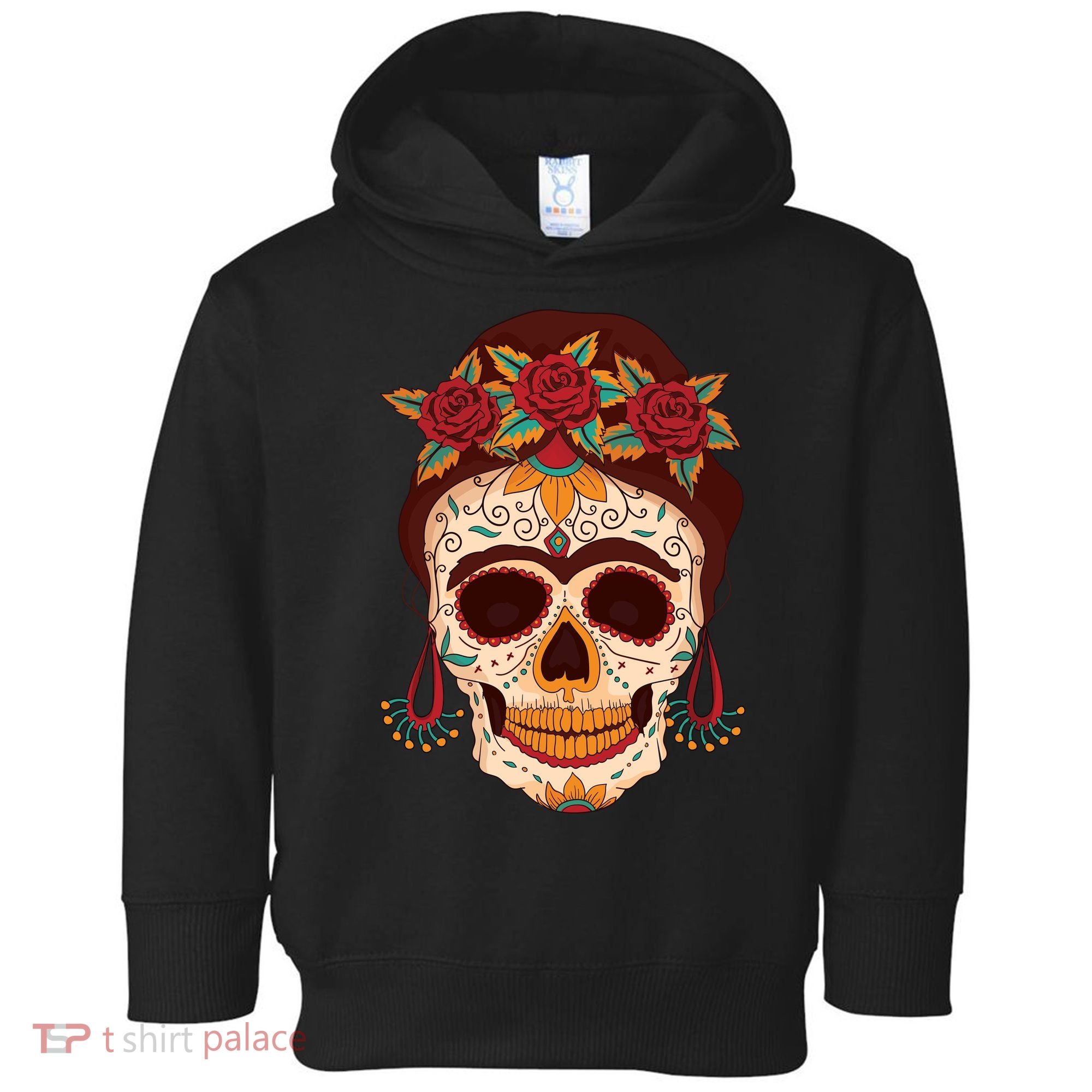 Day Of The Dead Female Toddler Hoodie