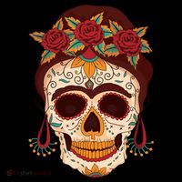 Day Of The Dead Female Toddler Hoodie thumb 2