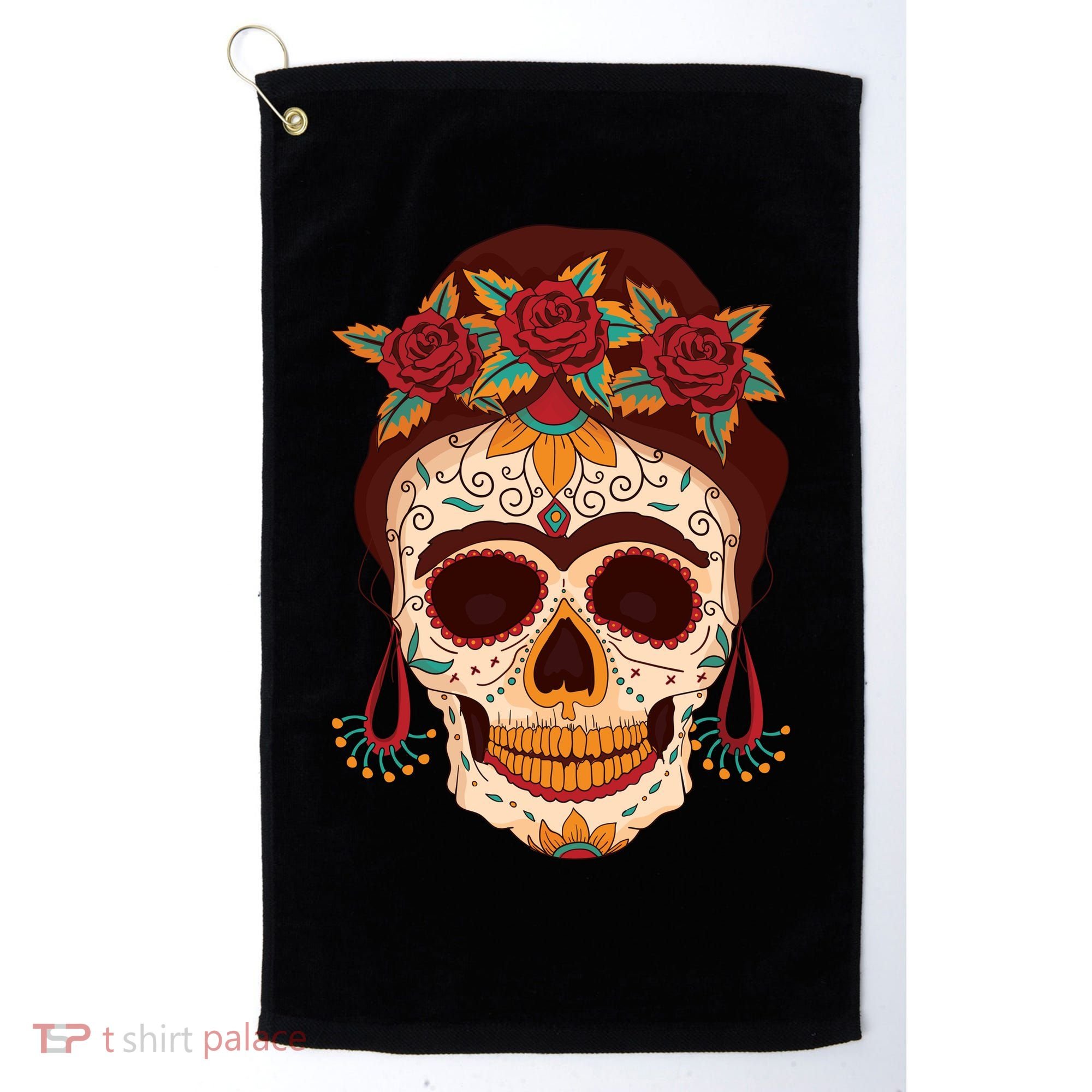 Day Of The Dead Female Golf Towel