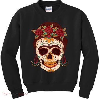 Day Of The Dead Female Kids Sweatshirt