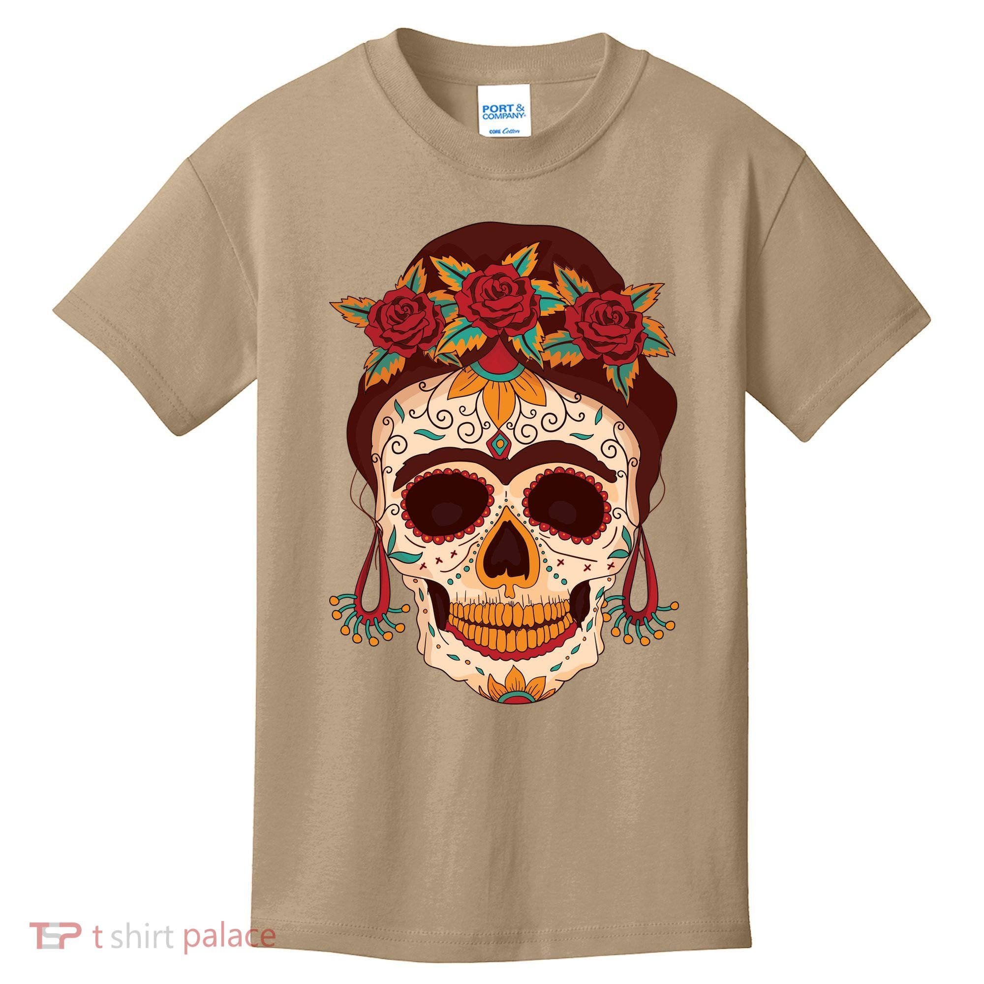 Day Of The Dead Female Kids T-Shirt