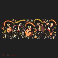 Day Of The dead Mariachi  Women's Sweatshirt thumb 2