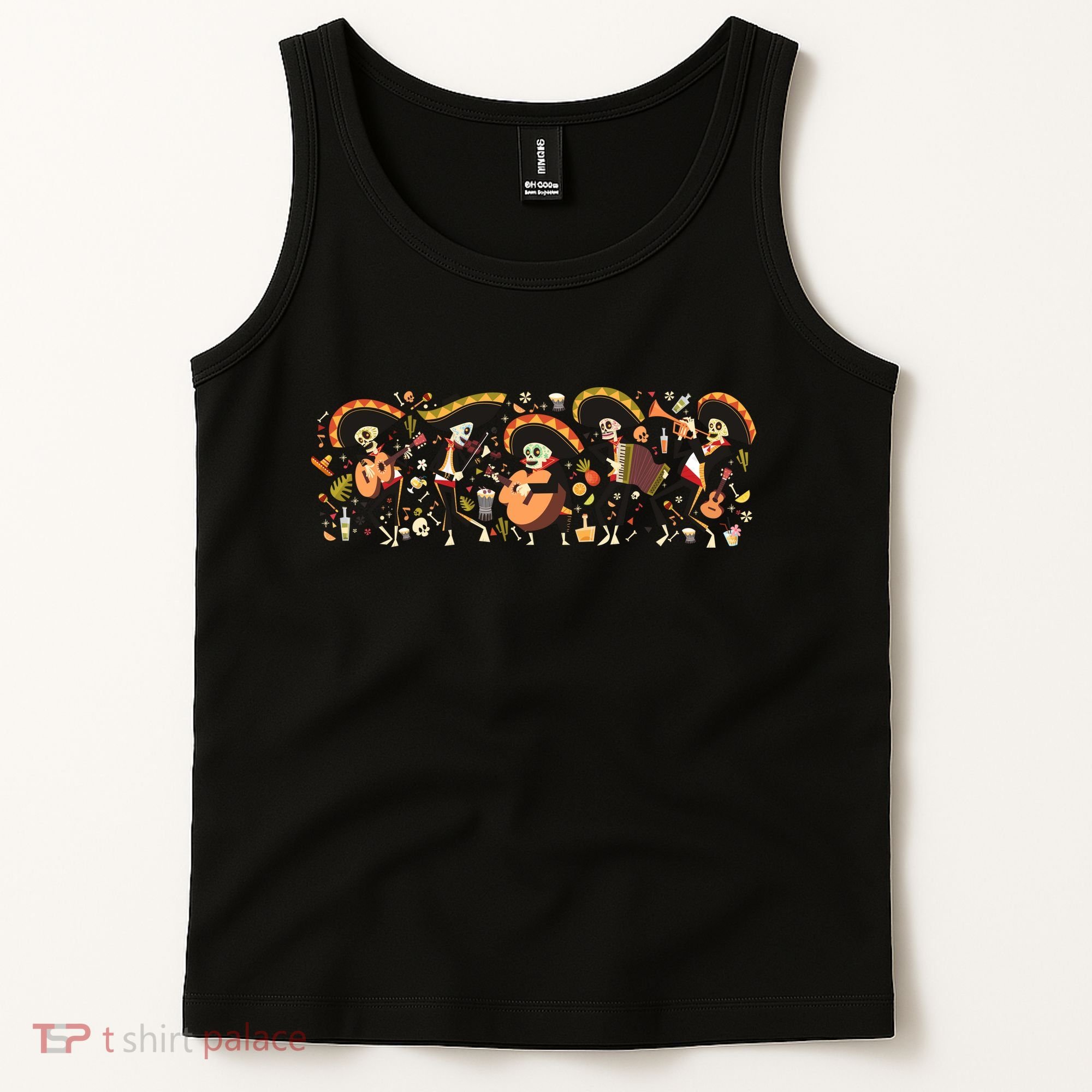 Day Of The dead Mariachi  Tank Top