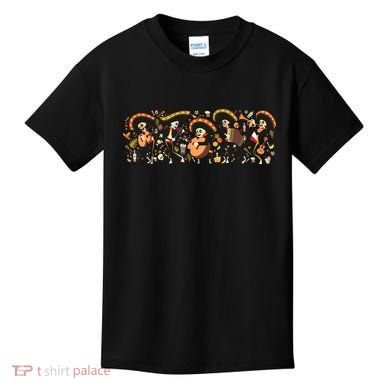 Day Of The dead Mariachi  Kids T-Shirt